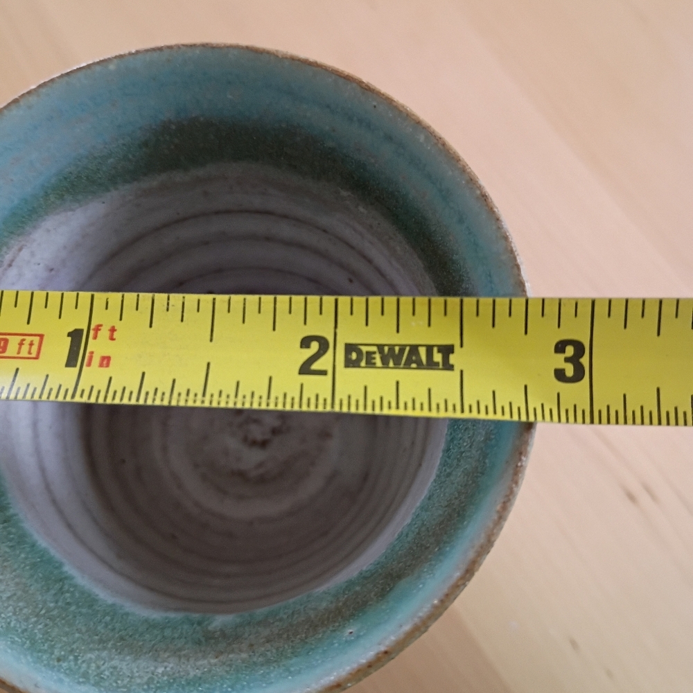 Small Handmade Ceramic Wine Or Whiskey Cup - Picture 5 of 5